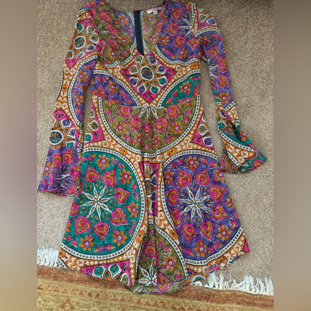 Calypso V-neck dress
